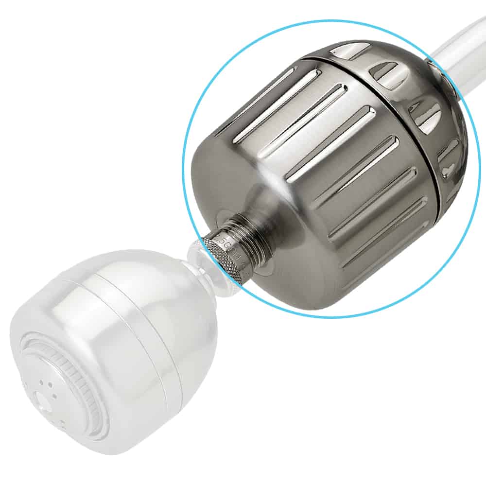 Sprite Shower filter Brushed Nickel Safe Water Canada